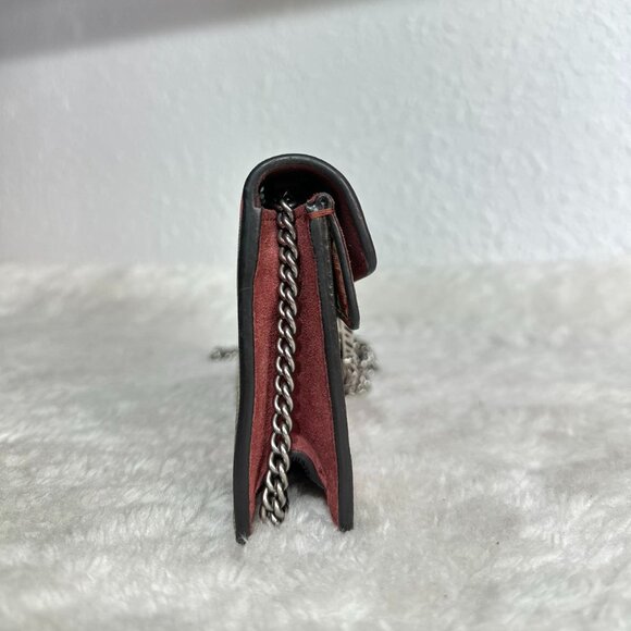 Gucci GG Logo Supreme Super Mini Dionysus Shoulder Bag Crossbody - Picture 4 of 9